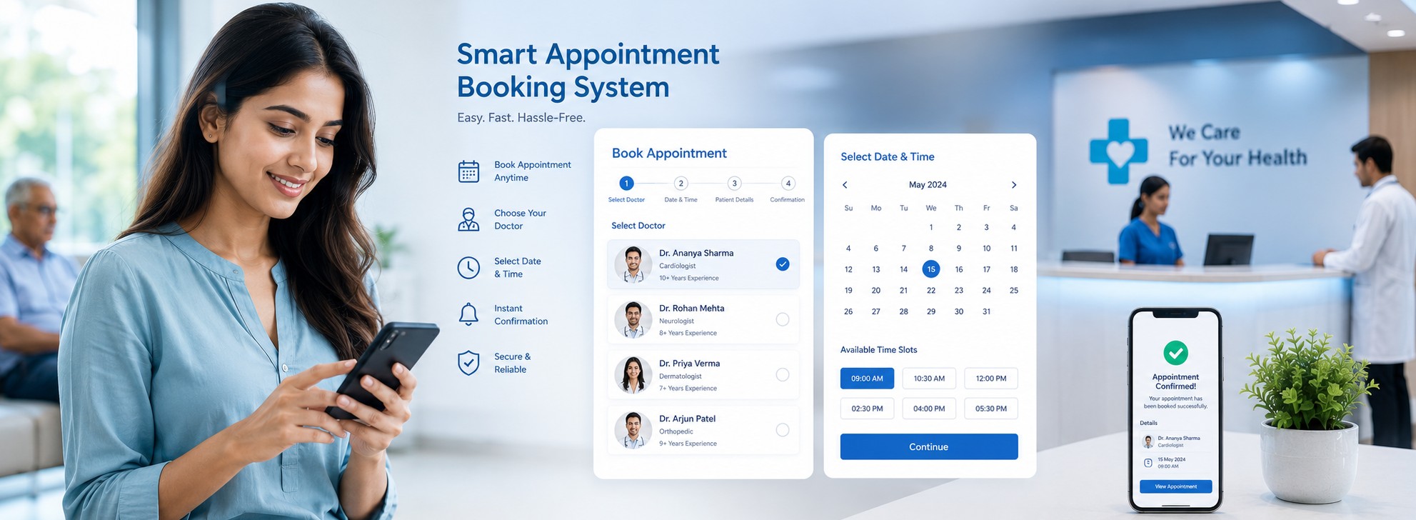 Smart Appointment Booking System - Online Healthcare Scheduling in Patna