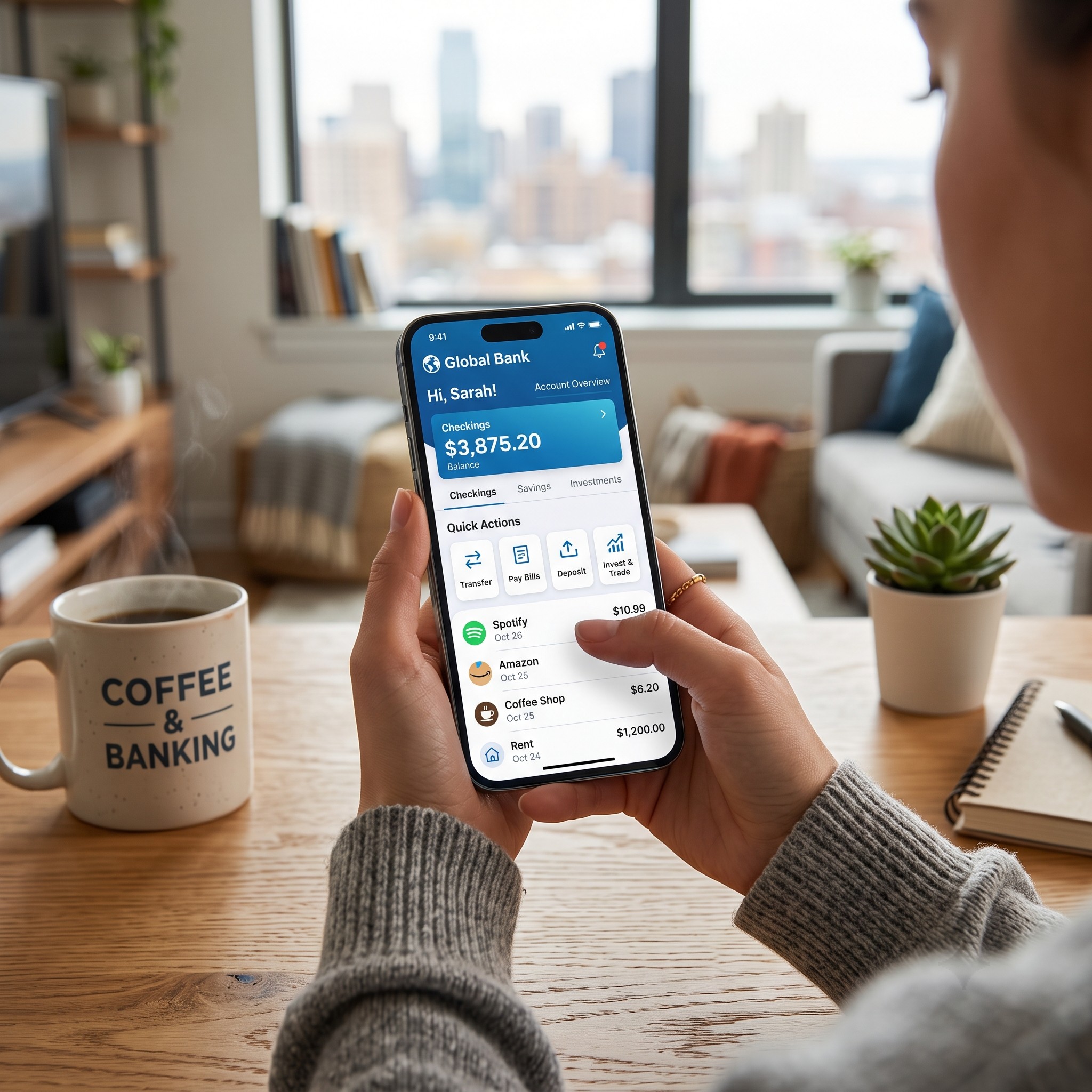 Fintech App Mockup