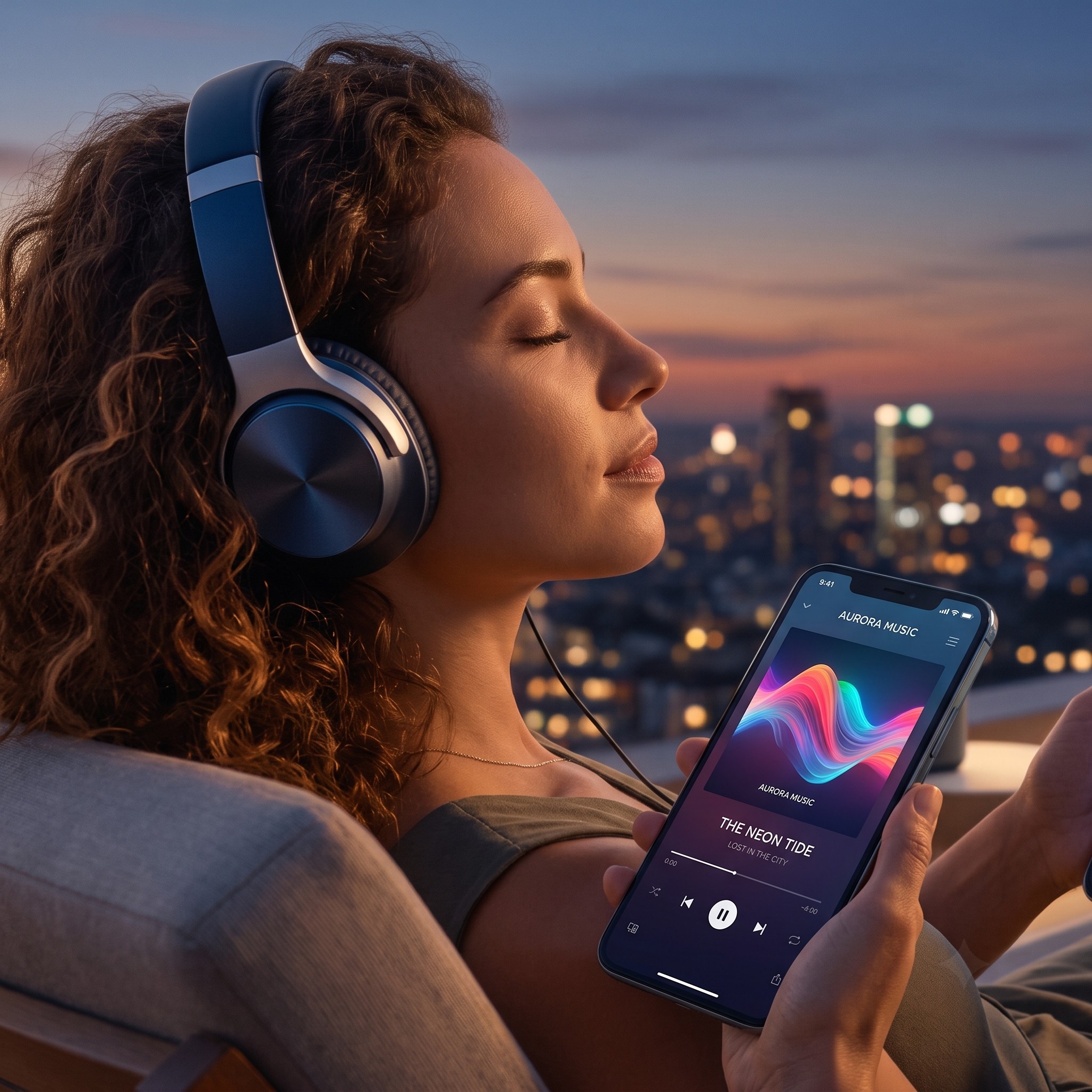 Music Streaming Mockup