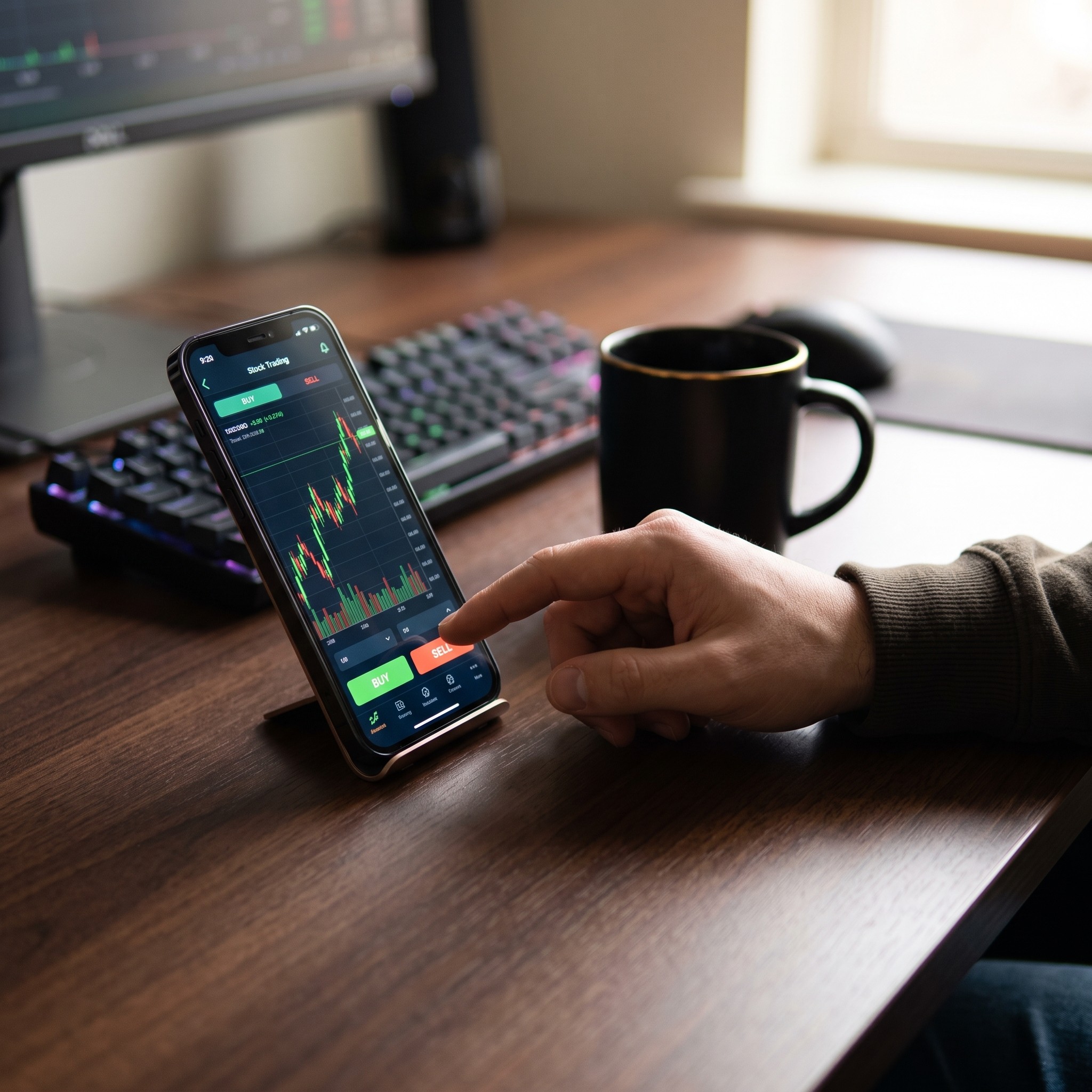 Stock Trading Mockup