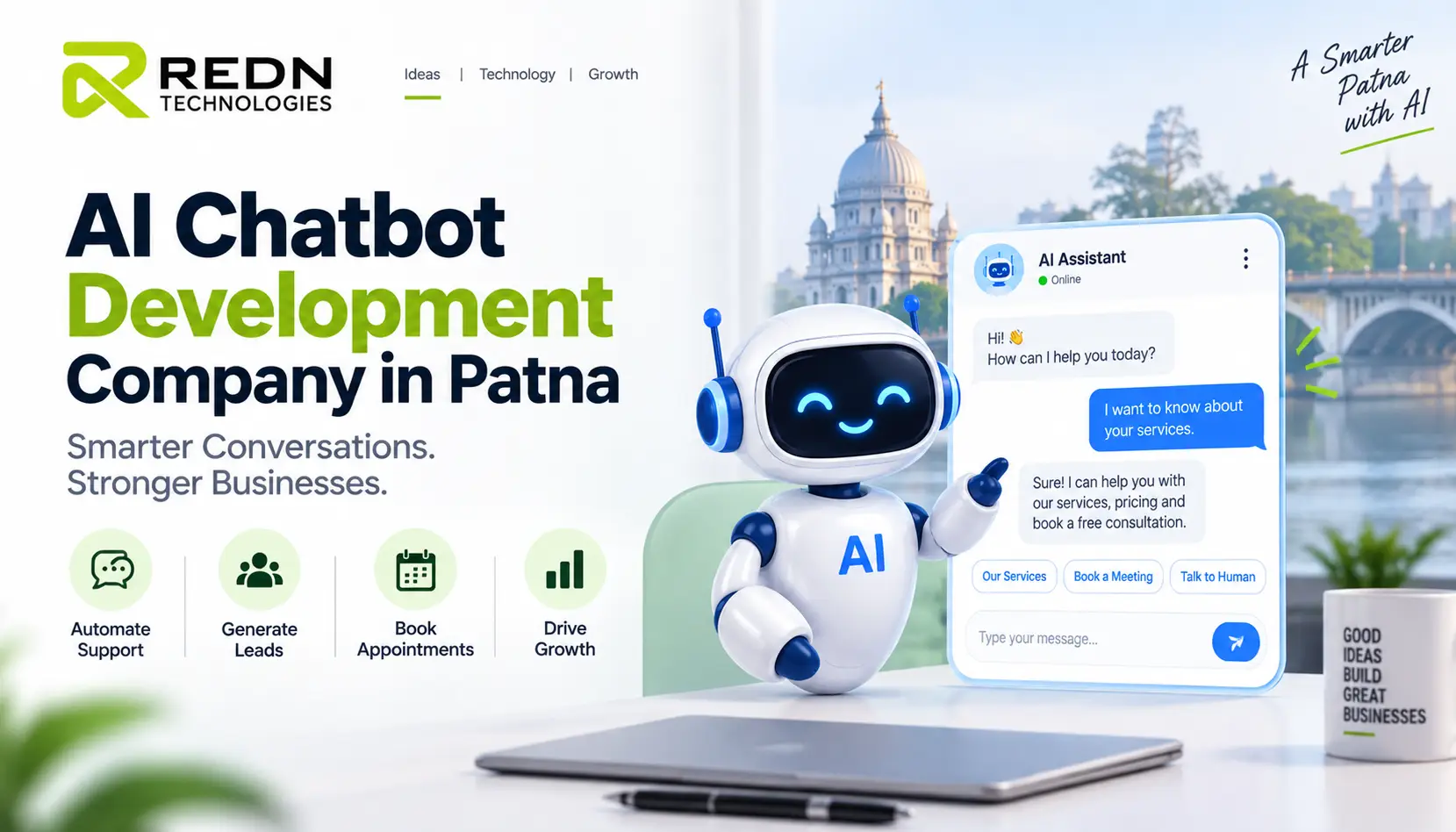AI chatbot development company in Patna - AI Chatbot Development Company in Patna | Custom AI Solutions