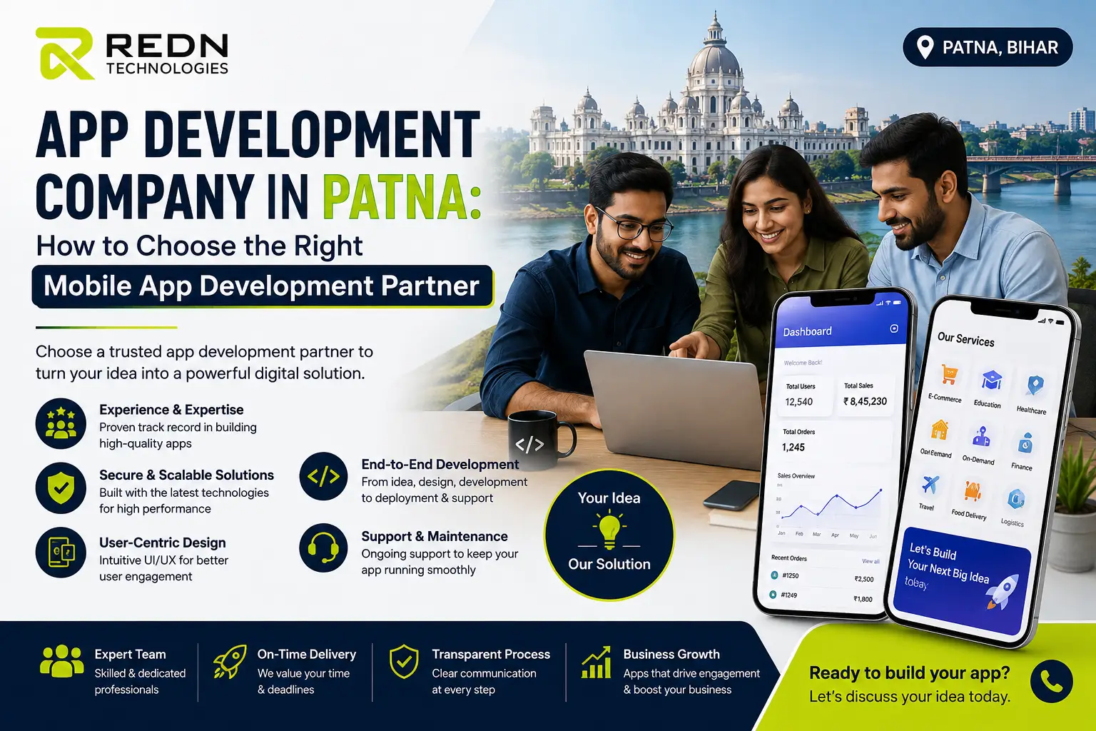 app development company in Patna - App Development Company in Patna How to Choose the Right Mobile App Development Partner