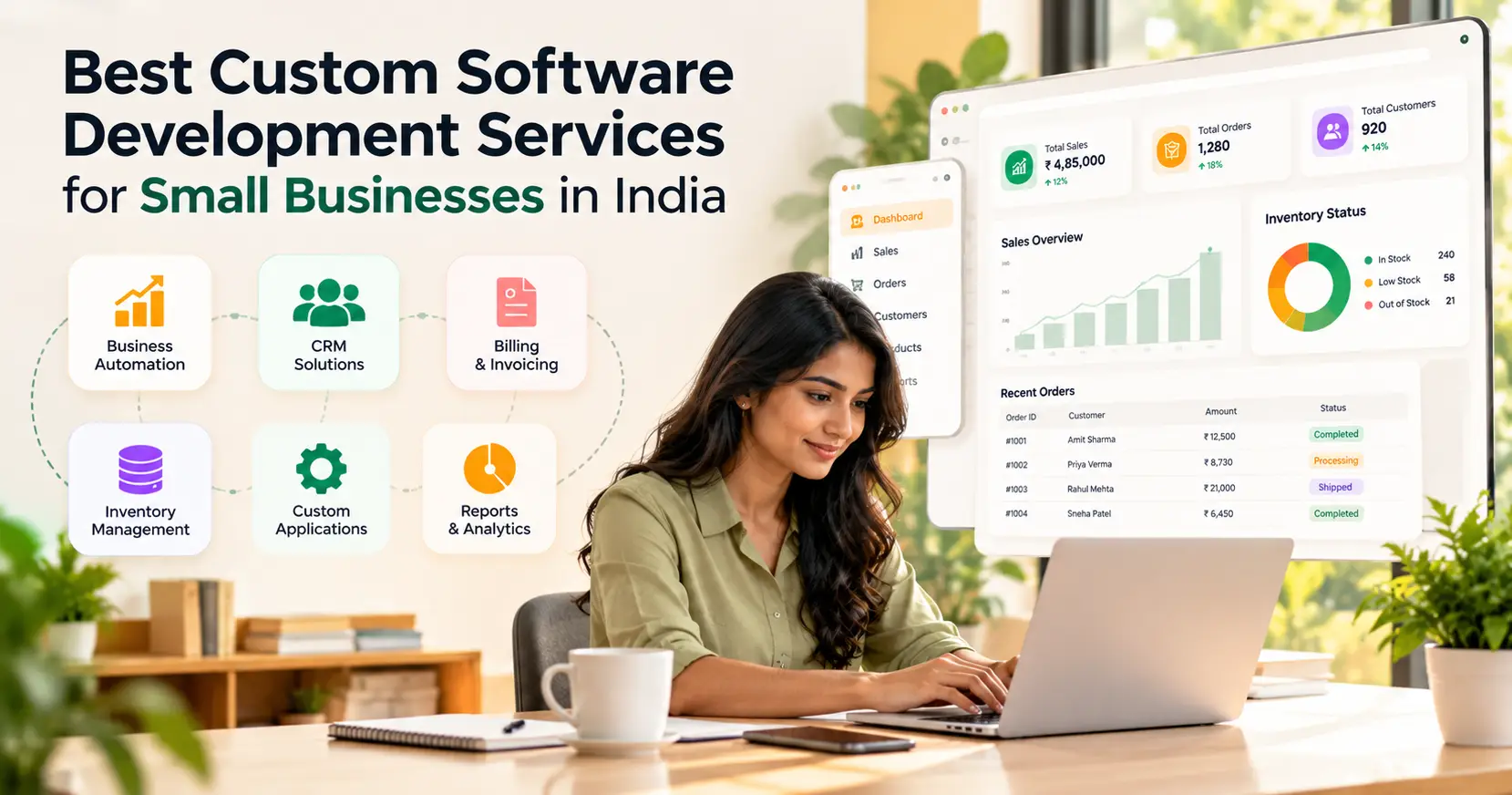 Best Custom Software Development Services for Small Businesses in India