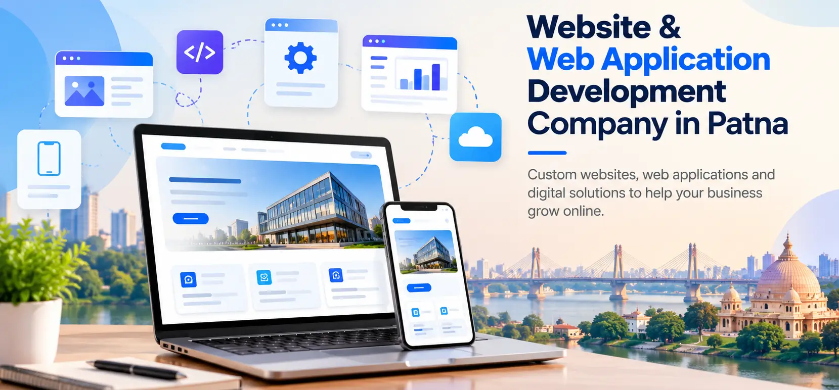 Website and web application development company in Patna